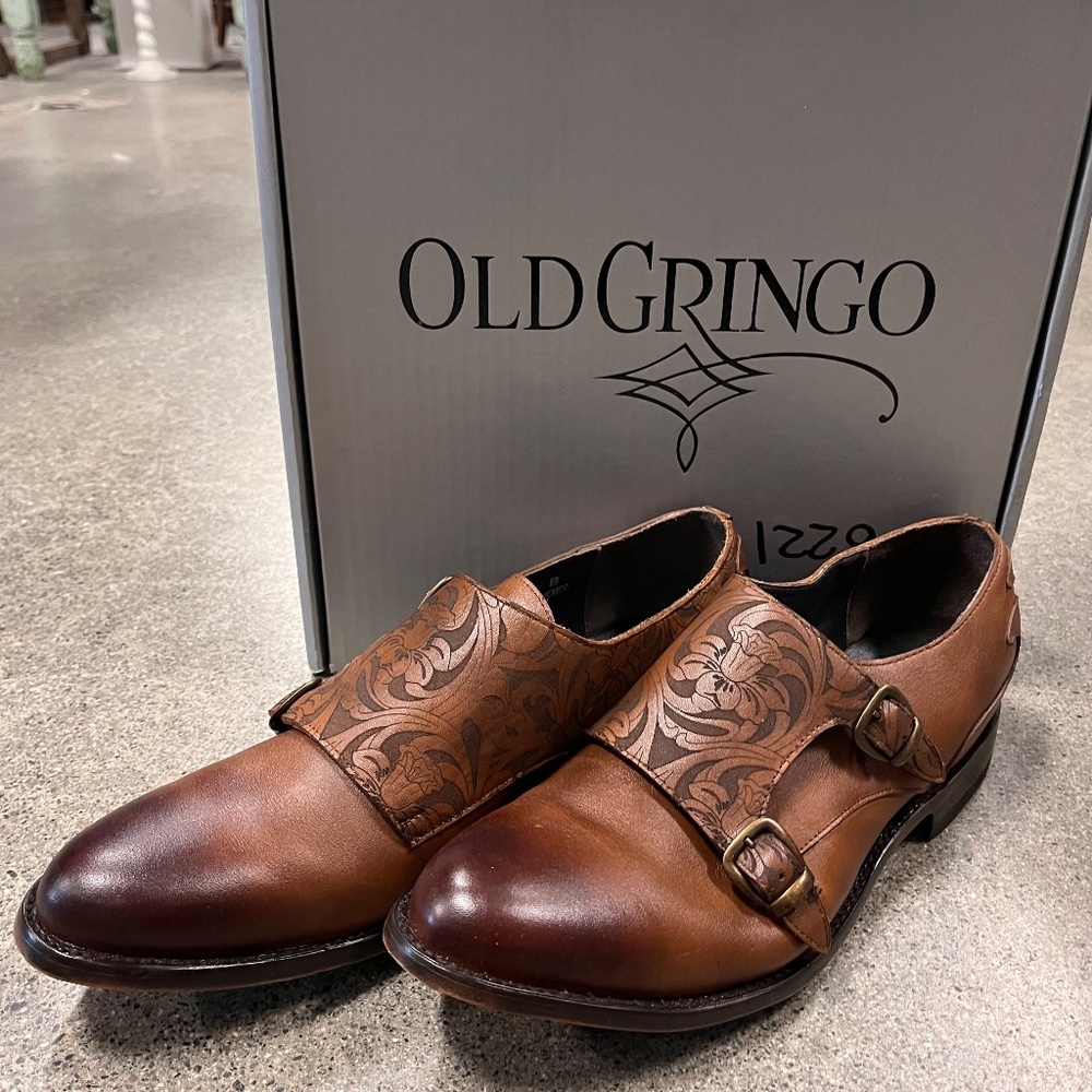 NIB Old Gringo Edwine Oxford Strap Saddle Sz 12 - Picture 12 of 12